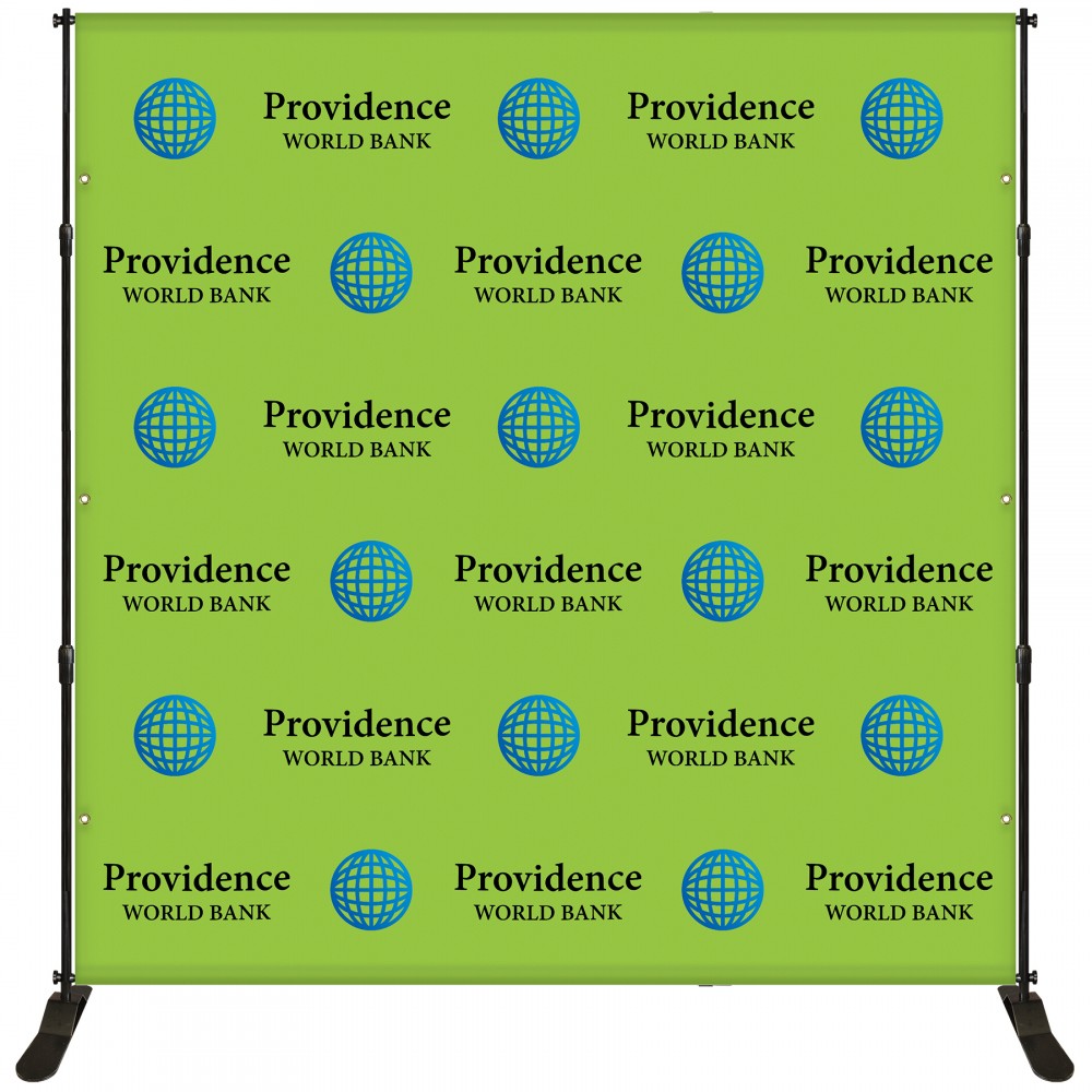 Logo Branded 8' x 8' Backdrop Banner Kit Logo Branded 8' x 8' Backdrop Banner Kit