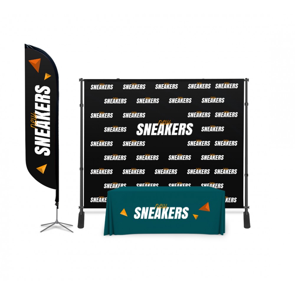 Step and Repeat Event Display Package with Logo