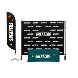 Step and Repeat Event Display Package with Logo