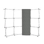 Custom Imprinted Curved Show 'N Rise Floor Display Center Panel (Fabric)