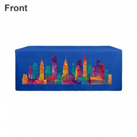 300D 4-sided fitted tablecloth 6ft with Logo  300D 4-sided fitted tablecloth 6ft with Logo
