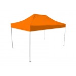 V3 Premium Aluminum Tent Frame w/ Orange Top (10'x15') Custom Printed