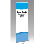 Custom Imprinted EXPO 2 ft Retractable Banner Stand and Banner