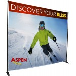 Economy Adjustable Frame & Fabric Backdrop with Logo