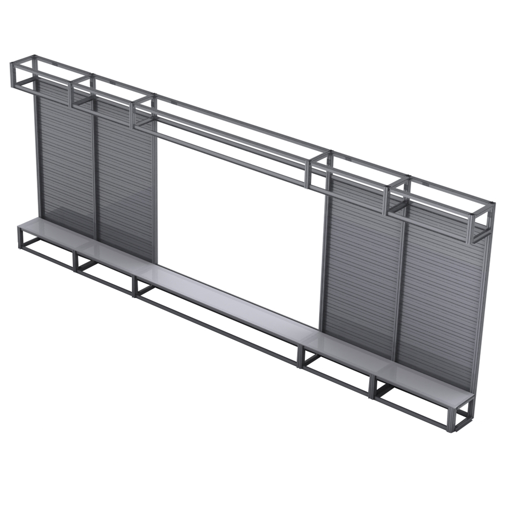 Alpine Booth Configuration F - Hardware only Custom Imprinted Alpine Booth Configuration F - Hardware only Custom Imprinted