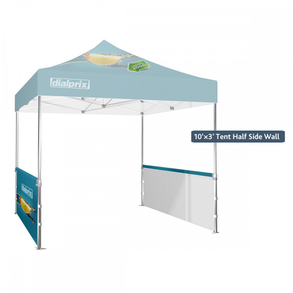 Promotional 10' x 3' Half Tent Wall - Set of 2