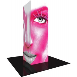 Vector Frame Modular Backlit Tower 06 (4' x 12') with Logo  Vector Frame Modular Backlit Tower 06 (4