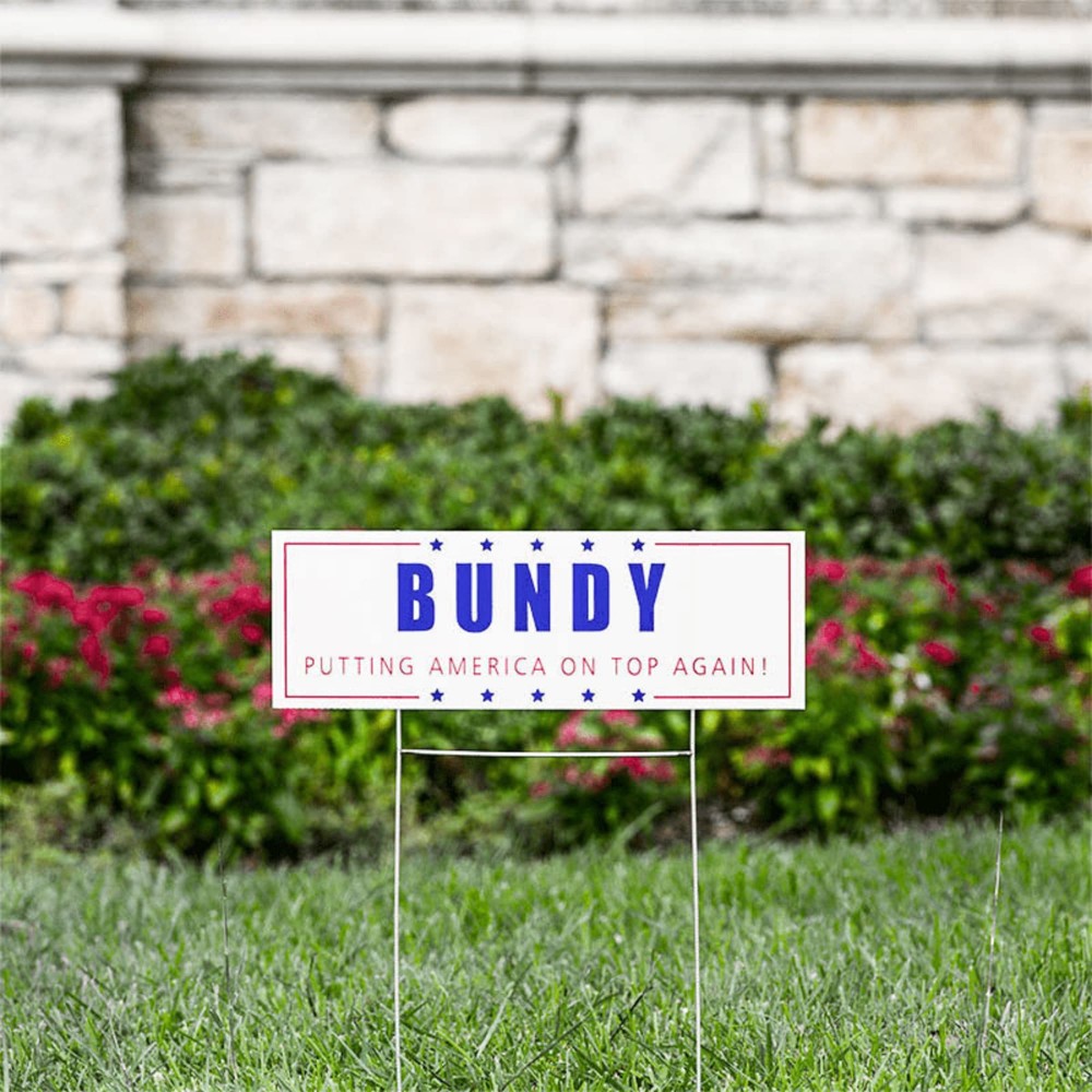 Customized Custom 6" X 18" Yard Signs