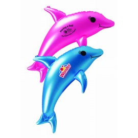 22" Dolphin Inflatable Zoo Animal with Logo