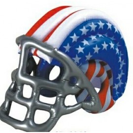 Inflatable Football Helmet w/ Star with Logo  Inflatable Football Helmet w/ Star with Logo