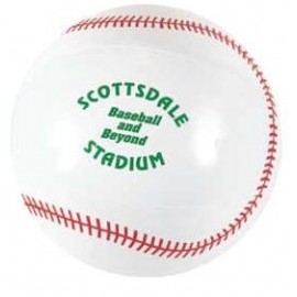14" Inflatable Baseball with Logo