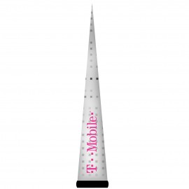 Logo Branded 7.5'H White AirePin Cone (T-Mobile)