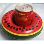 Inflatable Water Melon Drink Holder with Logo