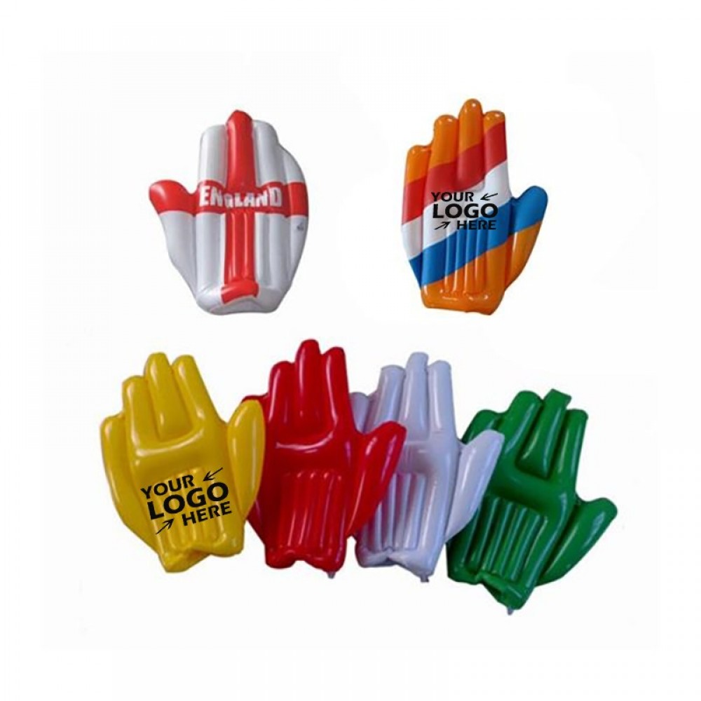 Logo Branded PVC Inflatable Finger/Hand Clapper