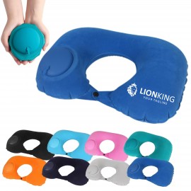 Custom U-Shape Inflatable Neck Pillow for Travel
