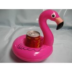Inflatable Flamingo Drink Holder with Logo