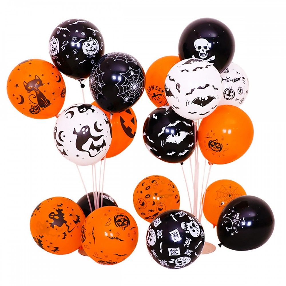 12" Latex Halloween Balloon Custom Printed