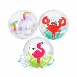Logo Branded Creative Animal Clear Inflatable Beach Ball  Logo Branded Creative Animal Clear Inflatable Beach Ball
