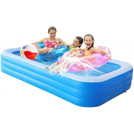 Custom Inflatable Pool for Adults, Kids, Family Kiddie Swimming Pool, Toddlers for Ages 3+