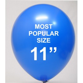 11" Screen Printed Balloon with Logo