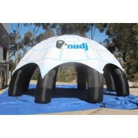 Customized Spider Tent, Full Color Digital Print (6 Locations) 20'Dia.  Customized Spider Tent, Full Color Digital Print (6 Locations) 20