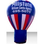 Logo Branded 20 Ft. Hot Air Shaped- Cold Air Balloon