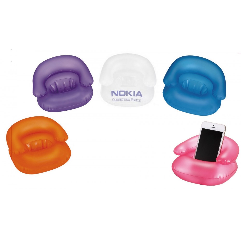 Custom Inflatable Opaque Sofa Shape Cell Phone Stand
