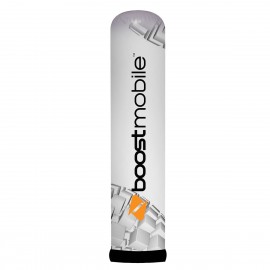 Promotional 7.5'H White AirePin Totem (Boost Mobile)  Promotional 7.5