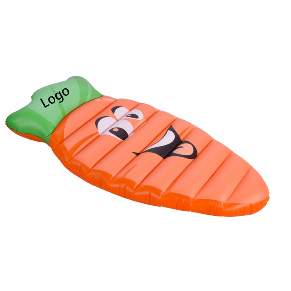 Promotional Carrot Inflatable Lounge Pool Float