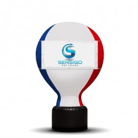 8' Hot Air Balloon Shape (3-Color Imprint, 2 Locations) Logo Branded