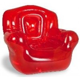 Red Inflatable Chair (41"W x 38"H x 35"D) with Logo