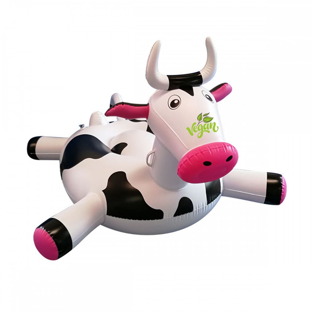 Customized Full Size Cow Shape Inflatable Pool Float(Standard Shipped)