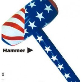 Personalized 36" Inflatable Patriotic Hammer