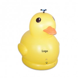 Inflatable Yellow Duck Sprinkler with Logo