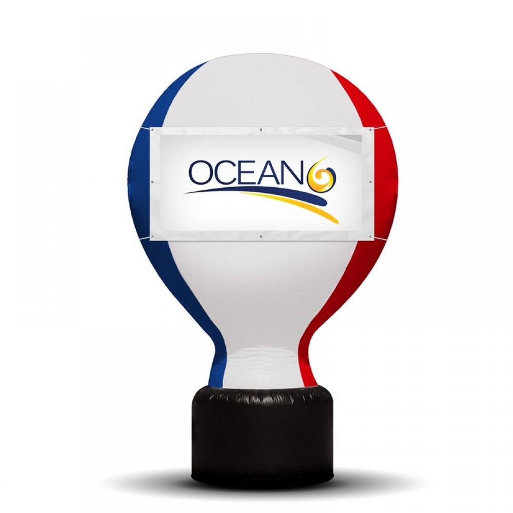 11' Hot Air Balloon Shape (Full Color Imprint, Full Bleed) Custom Imprinted 11' Hot Air Balloon Shape (Full Color Imprint, Full Bleed) Custom Imprinted