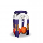 Inflatable Basketball Toss with Logo