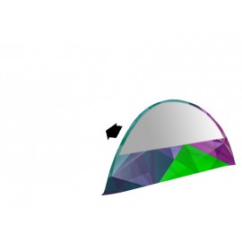 Airdome Wall with Window for 26' Airdome Inflatable tent with Logo  Airdome Wall with Window for 26