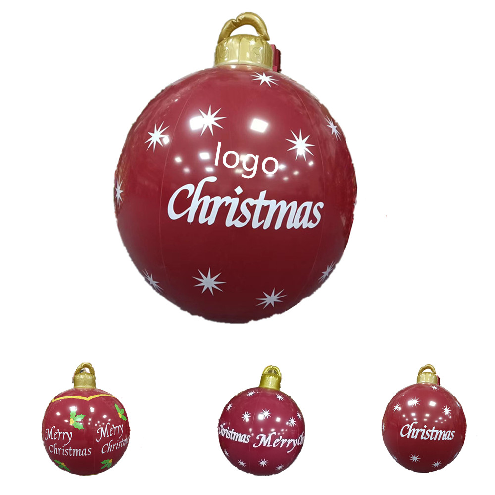 Inflatable Balloon Christmas Ornament with Logo