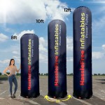 Personalized POWER TUBE - 18" DIAMETER 12' Tall Rotating Base - (Priority Service 5-6 weeks)