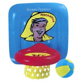 Personalized Basketball Game 17 1/2" Inflatable Basketball Hoop w/ Ball  Personalized Basketball Game 17 1/2" Inflatable Basketball Hoop w/ Ball