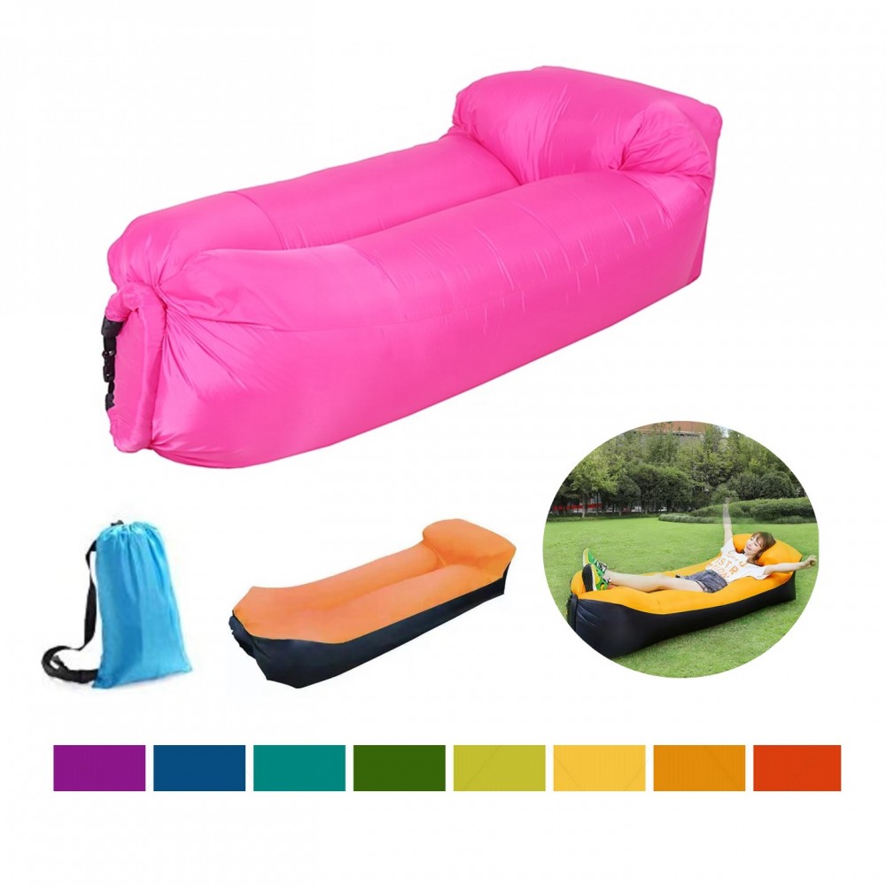 Custom Portable Inflatable Lounge Chair with Pillow