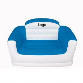 Double Comfort Inflatable Lounger Couch with Logo