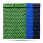 Double-layer Inflatable Camping Sleeping Pad with Logo