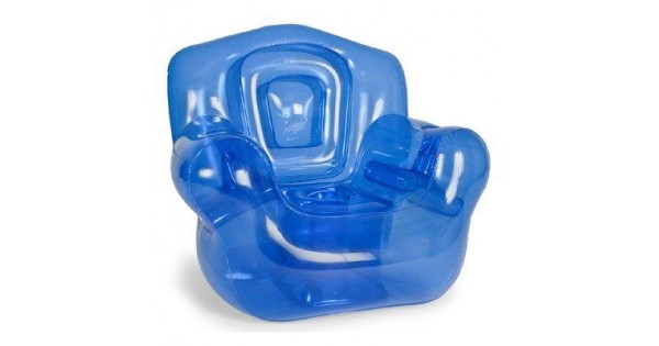 Blue inflatable chair best sale