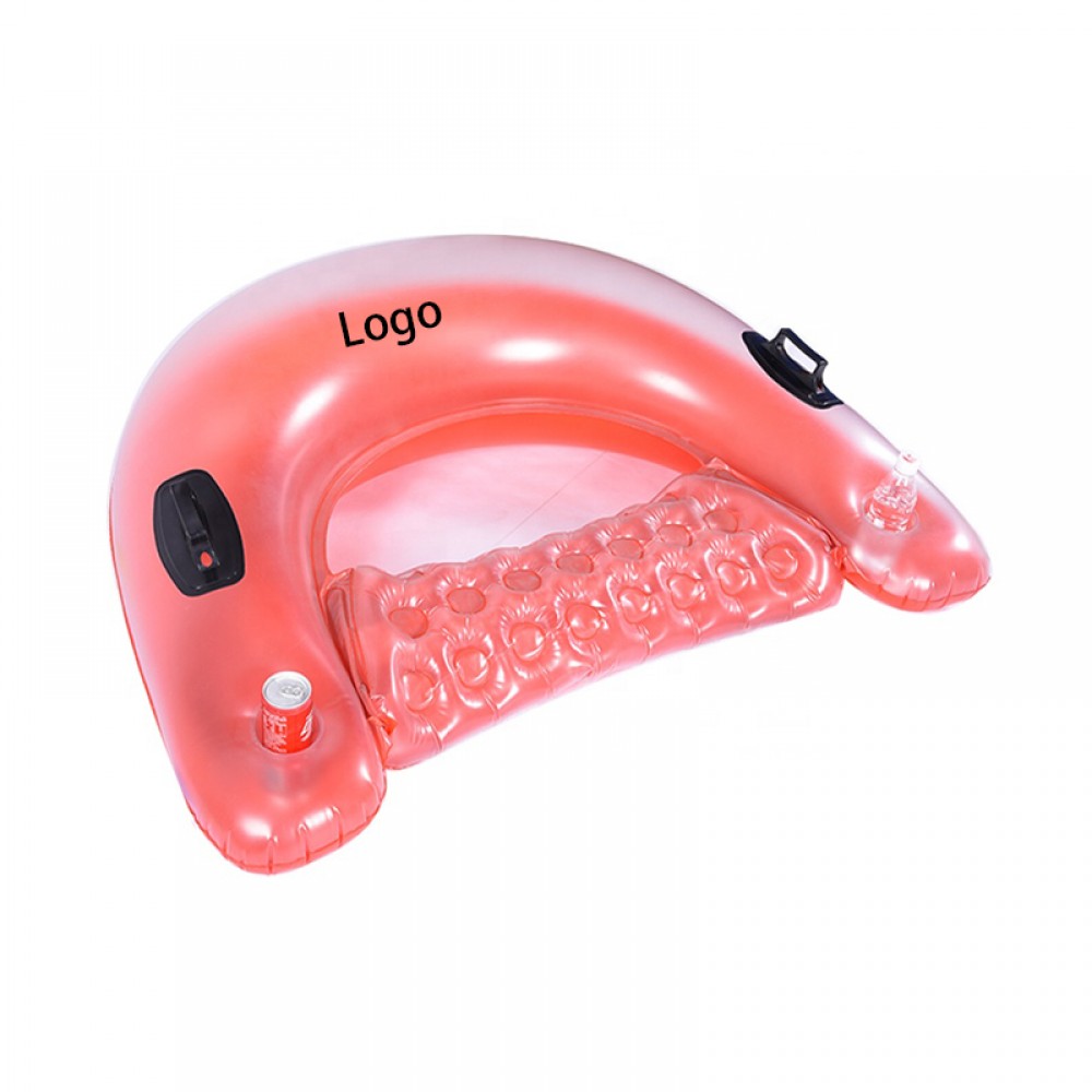 Personalized Inflatable Chair Pool Float with Handles