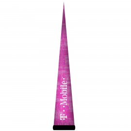 7.5'H Magenta AirePin Cone (T-Mobile) with Logo