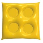 Inflatable Square Shape Cushion with Logo