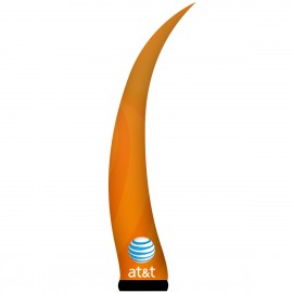 Logo Branded 7.5'H Orange AirePin Horn (AT&T)  Logo Branded 7.5'H Orange AirePin Horn (AT&T)