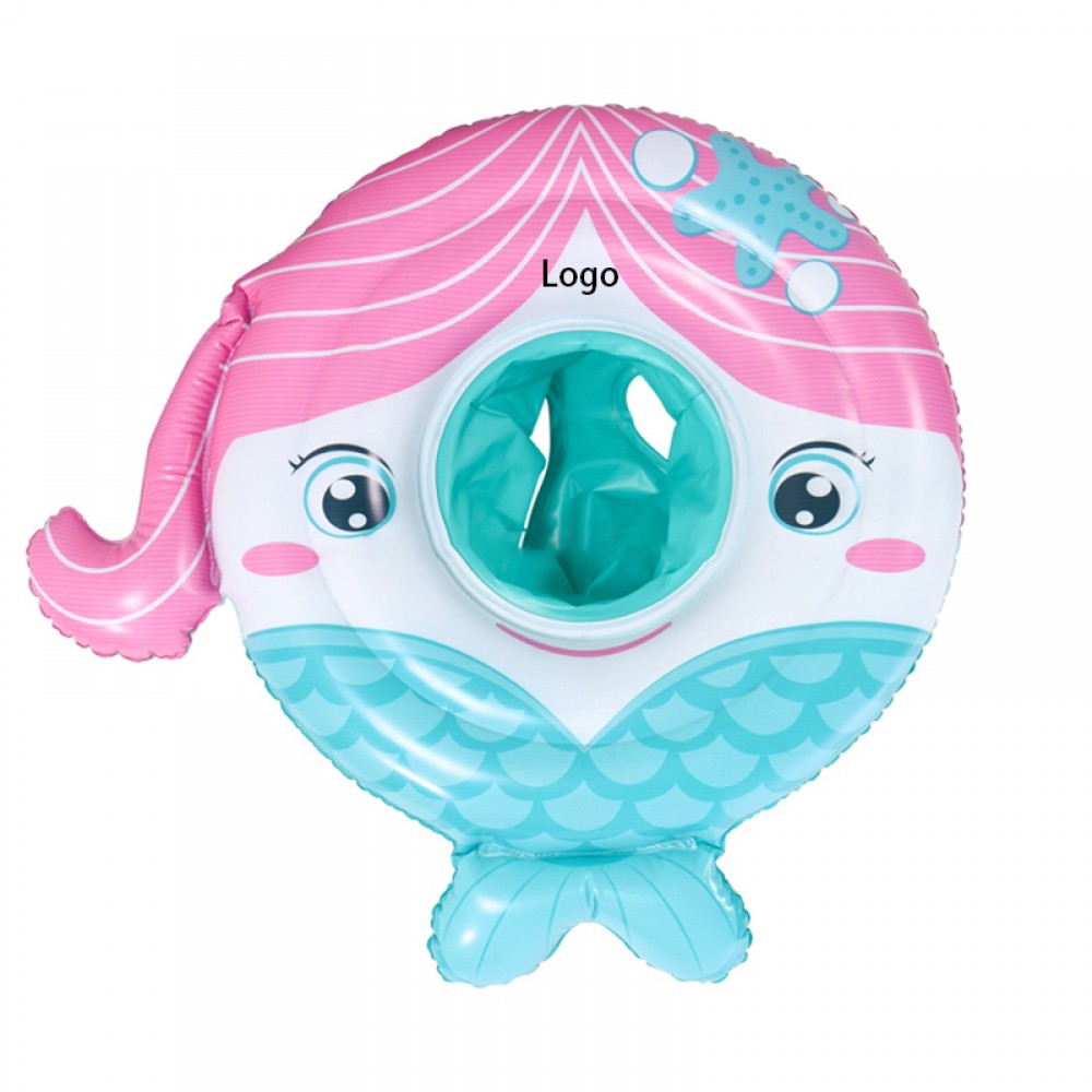 Customized Mermaid Inflatable Toddler Swim Seat Pool Float