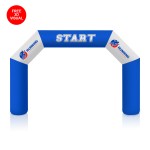 Personalized 20' Continuous Air Blown Inflatable Arch (Full-Bleed Dye Sublimation)